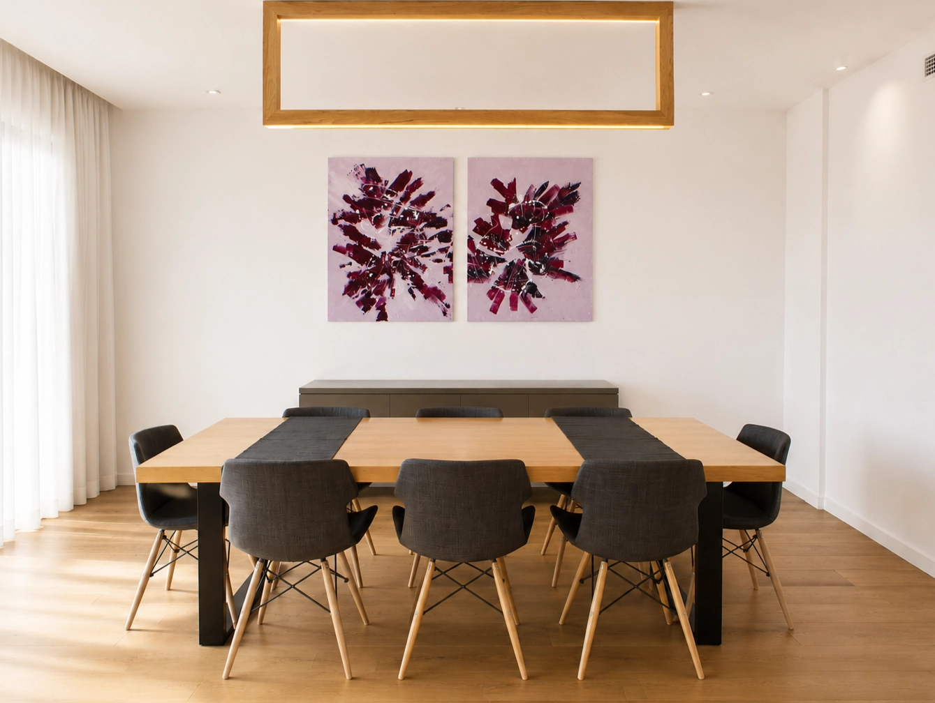 Reforma integral de salón comedor moderno en Madrid - Reformas e Interiores
